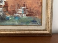 ЖАНА ПОПОВА масло пейзаж Венеция, снимка 4