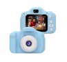 Детски дигитален фотоапарат за забавни снимки зелен/син/розов, снимка 1
