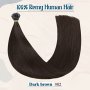  Тъмно кафява удължаваща естествена коса Треса удължения Прическа 50 см, снимка 2