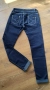 Готини тъмно сини дънки, размер XS, като нови, снимка 3