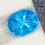Син Топаз фензи шлифовка от САЩ , снимка 1