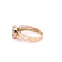 Златен дамски пръстен 2,80гр. размер:53 14кр. проба:585 модел:21873-6, снимка 3