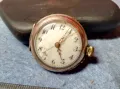 Стар СРЕБЪРЕН ДЖОБЕН ЧАСОВНИК 10 РУБИНА СРЕБРО 800 с ПОЗЛАТА  ОРНАМЕНТИРАН КАПАК 48869, снимка 12