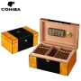 Cohiba кедров хумидор за 80-100 пури със хидрометър и овлажнител, снимка 2