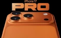 НОВ!!! Apple iPhone 17 Pro, 256GB, 5G, Cosmic Orange + подарък оригинален адаптер Apple, снимка 1