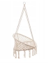 Двойна бежова градинска люлка за двама с възглавници, снимка 18