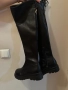 Дамски кожени ботуши тип чизми, снимка 7