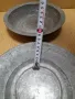 Комплект Стари Ръчно Ковани Медни Чинии., снимка 10