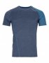 синя тениска , размер М , снимка 1 - Тениски - 26884339