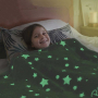 Магическо детско одеяло "Нощно небе", светещо в тъмното, снимка 3