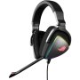 Продавам Геймърски уникални слушалки Asus ROG Delta Black RGB, снимка 1 - Слушалки за компютър - 43911244
