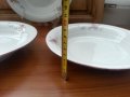 Стар български порцелан чинии дълбоки, снимка 3
