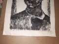 Стара графика , картина на Петър Мичев - ПЕДРО 1975 г, снимка 4