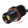 80W LED ангелски очи Halo Ring Marker крушка за BMW E39 E60 E53 16 броя светодиоди, снимка 3