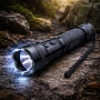Мощен тактически електрошок кучегон за самоотбрана от кучета нападение хора LED фенер акумулаторен, снимка 10