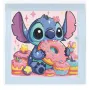 Стич stitch с поничка детски 5D гоблен диамантен картина мозайка за направа по схема с камъчета , снимка 2