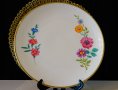 Чиния баварски порцелан,злато,полски цветя. , снимка 3