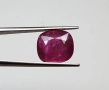 Пурпорно червен естествен рубин с рядка големина 4.26кт.! Сертифициран! Нов!, снимка 6