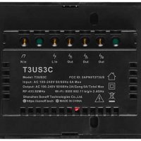 SONOFF T3US3C-ТХ Wifi Смарт превключвател за осветление - 3 позиции, снимка 3 - Друга електроника - 34878183