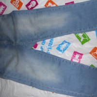 Еластични Дамски Дънки  78 дължина в син цвят размер М, снимка 8 - Къси панталони и бермуди - 40610108