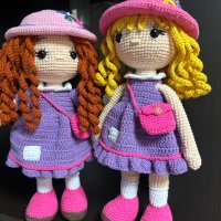 Кукла от памучна прежда , снимка 1 - Кукли - 43755910