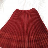 Зимна плетена пола , снимка 1 - Поли - 28078067