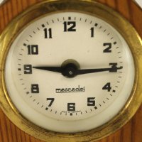 Стар Немски Часовник MERCEDES Дървена Пирографирана Основа, снимка 3 - Антикварни и старинни предмети - 39410666