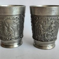 Калаени релефни чаши, снимка 3 - Колекции - 37563128