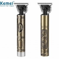 Качествен Безжичен тример за брада и коса KEMEI, снимка 2 - Машинки за подстригване - 35007660