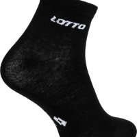 Lotto 35-38,39-42,43-46 италиански унисекс черни къси памучни чорапи над глезените памучен чорап , снимка 2 - Дамски чорапи - 29236680