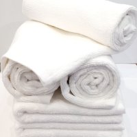 Хавлиена кърпа бяла 250 гр, 73 х 43 см / 1214, снимка 3 - Хавлиени кърпи - 43669600