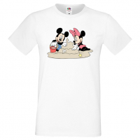 Мъжка тениска Mickey & Minnie 4 Подарък,Изненада,Рожден ден, снимка 1 - Тениски - 36575522