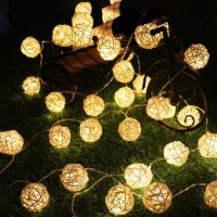Коледни лампички декорация – крушки с батерии , снимка 7 - Декорация за дома - 43365445