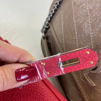 Hermes Birkin 35 Red, снимка 5 - Чанти - 32963992