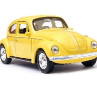 Volkswagen Beetle - мащаб 1:36 на Welly моделът е нов в кутия VW, снимка 3 - Колекции - 43477725