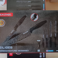 Комплект 6 броя ножове с незалепващо покритие , снимка 4 - Прибори за хранене, готвене и сервиране - 44892743