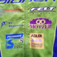 Колездачна тениска маркова на Текси отбор Сигнер силиконов грип дълги ръкави размер М, снимка 2 - Велосипеди - 35466394
