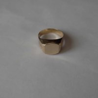 Златен пръстен мъжки 585 14к, снимка 1 - Пръстени - 43697030