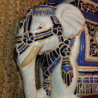 Колекционерски порцеланов слон, снимка 6 - Други ценни предмети - 36494031