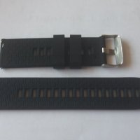 Черна,  селиконова верижка за часовник Huawei GT 3,  22 мм., снимка 2 - Смарт гривни - 37482813
