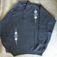 Нова мъжка блуза,  с дълъг ръкав от ламска вълна, снимка 1 - Блузи - 34750227