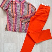 Бутиков панталон Jucca & нежна къса риза , снимка 3 - Панталони - 43575287