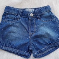 Къси дънкови панталони Levi's  12-18 месеца , снимка 6 - Бебешки дънки - 33489732