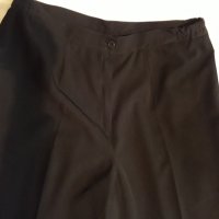 Дамски панталон широк черен размер М, снимка 4 - Панталони - 28012479