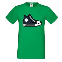 Мъжка тениска 8-bit shoe navy, снимка 2 - Тениски - 33028226
