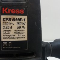 Ексцентършлайф машина KRESS CPS 6115-1, снимка 4 - Други инструменти - 28607509