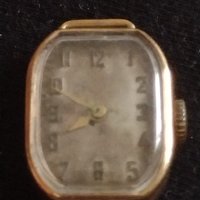 Стар дамски ръчен часовник с жълта рамка за КОЛЕКЦИЯ ДЕКОРАЦИЯ 25290, снимка 2 - Други ценни предмети - 43775535