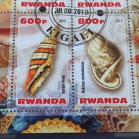 Пощенски марки чиста комплектна серия екзотични рапани поща Република Чад,Сейшелите Руанда 29823 , снимка 8 - Филателия - 37690206