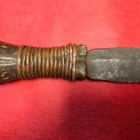 Стар африкански нож Конда, снимка 3 - Антикварни и старинни предмети - 43658737