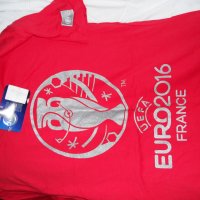 Оригинална Спортна дамска тениска р-р М Л Адидас ЕВРО Adidas Euro 2016, снимка 2 - Тениски - 32812654
